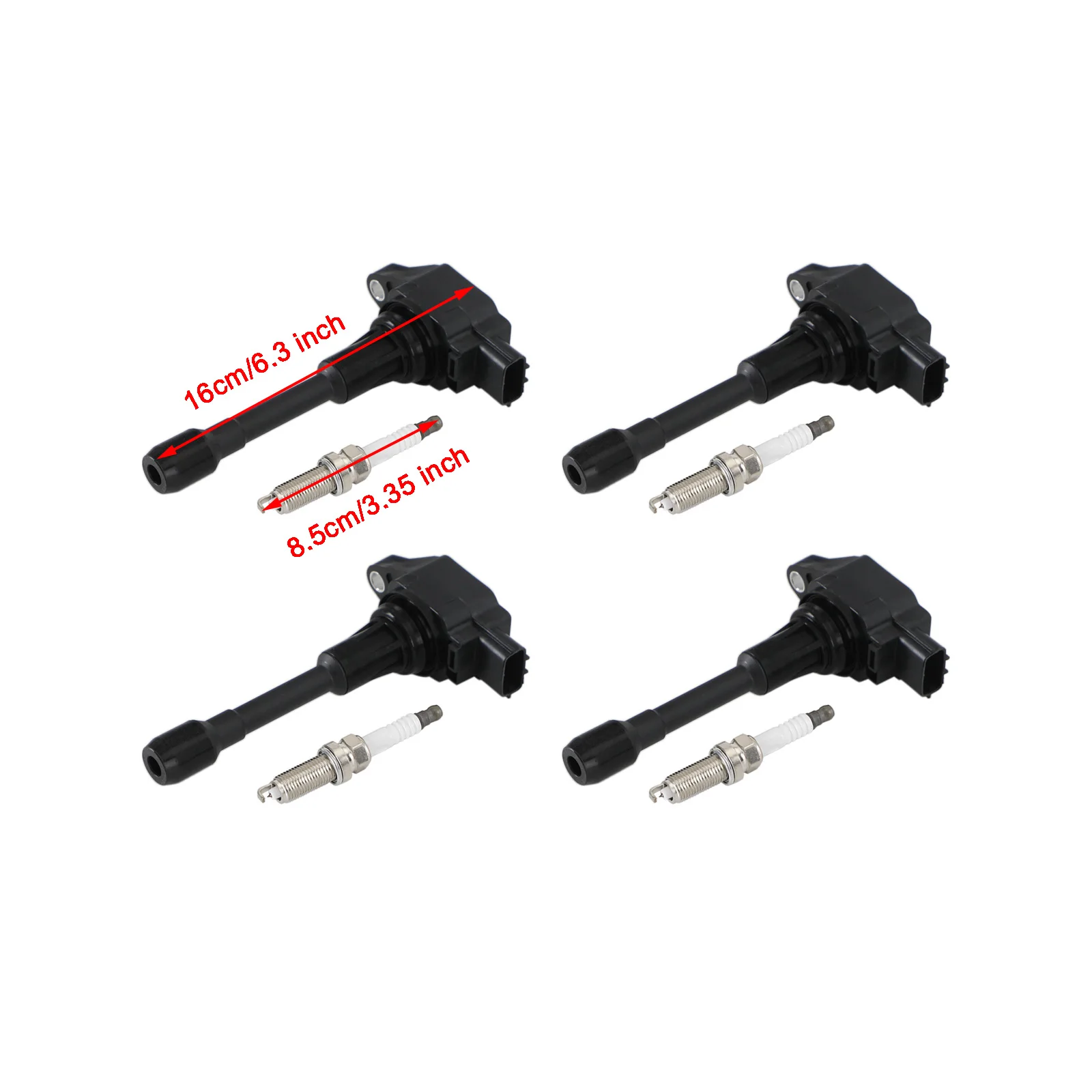 Areyourshop 4PCS Ignition Coils Pack For Nissan Altima Sentra Rogue X-Trail Tiida 2.5L UF549 Car accessories