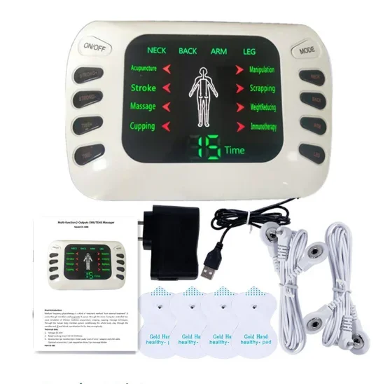 EMS Acupuncture Pulse Physiotherapy Instrument Home Massage Electrotherapy Machine Whole Body Dredging Meridian Massage