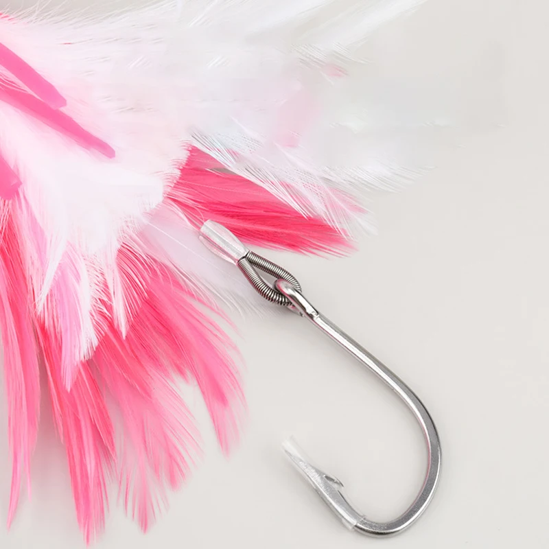 GT Squid Skirts – Señuelo vinilo UV 16cm con falda pluma para atún - imagen 2