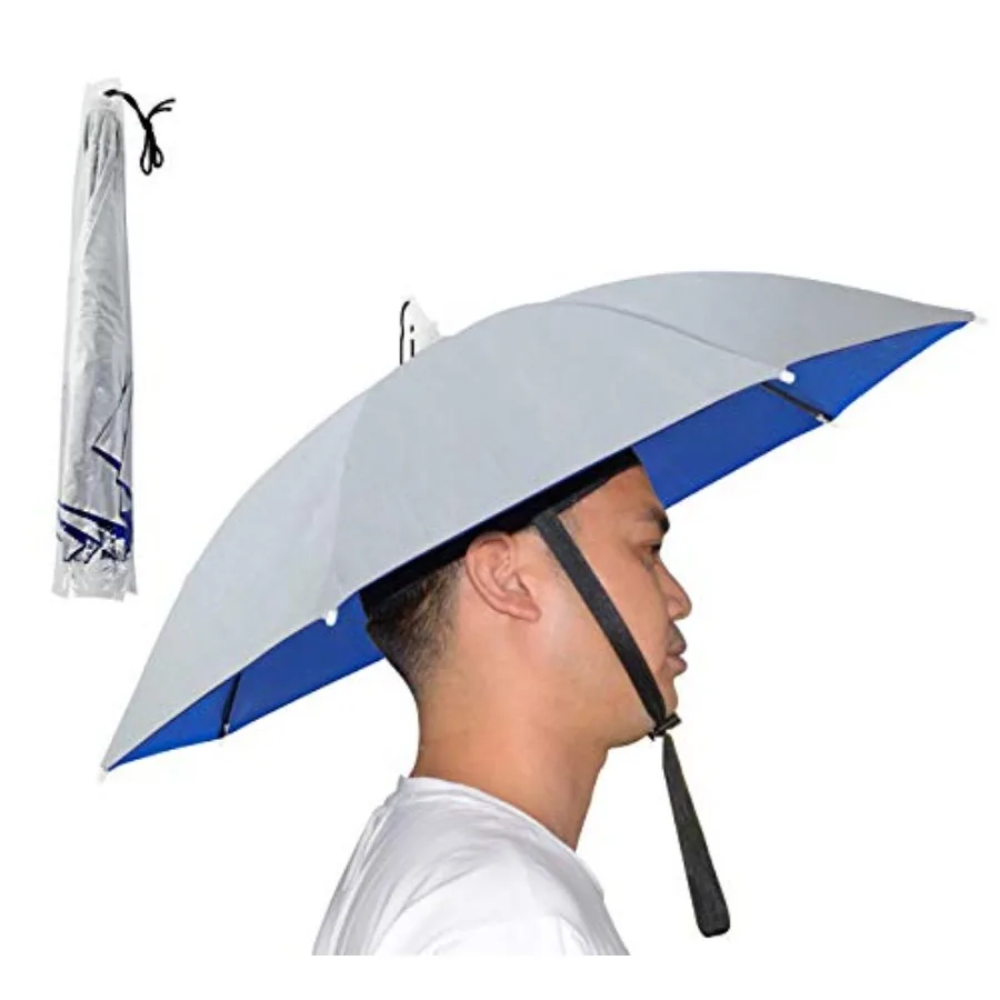 

Umbrella Hat Adult and Folding Cap for Beach Fishing Golf Party Headwear