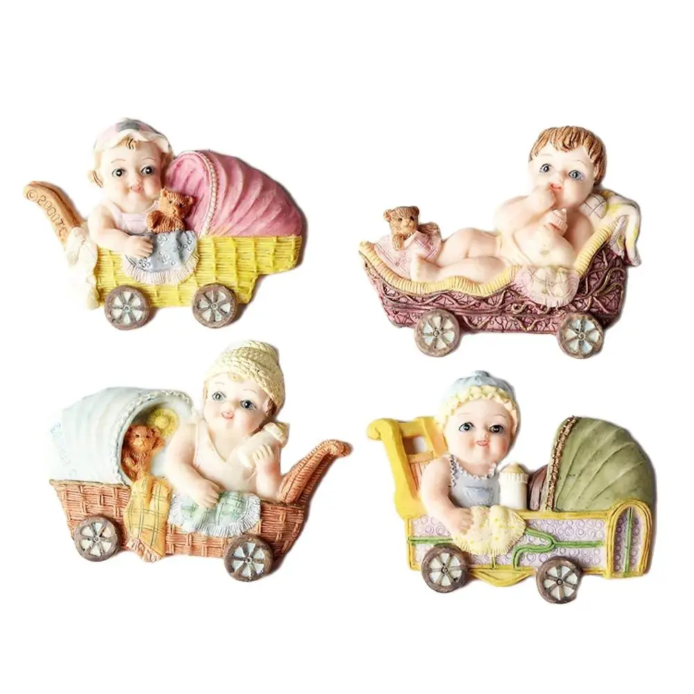 

Baby Cradle Stroller Silicone Fondant Mold Birthday Wedding Chocolate Cake Topper Decor Sugarcraft Mould DIY Resin polymer Clay