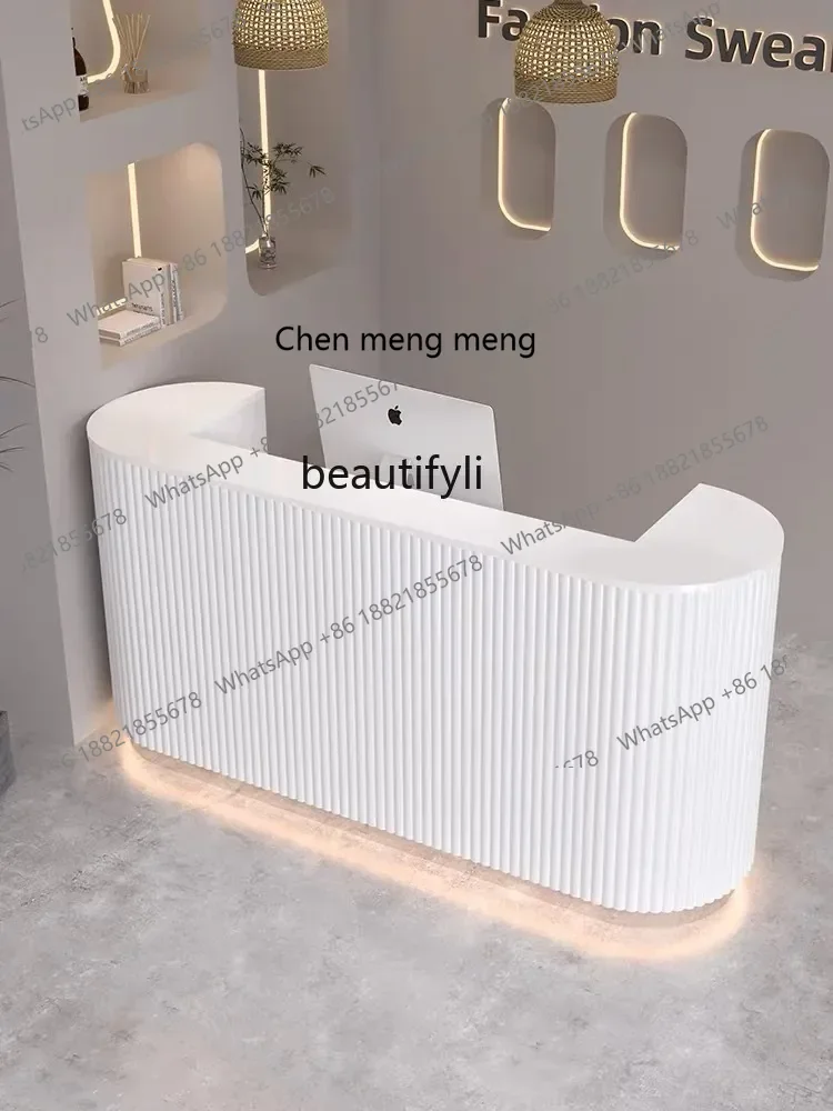 X  Beauty salon Bar checkout page Simple modern clothing store Women's clothing store Small counter, reception desk