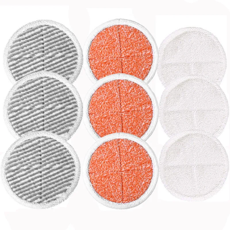 Heavy Scrub Mop Pads Replacement For Bissell Spinwave 2039A 2124 Hard Floor Mop Cloths Household Home Cleaning Pad Kit