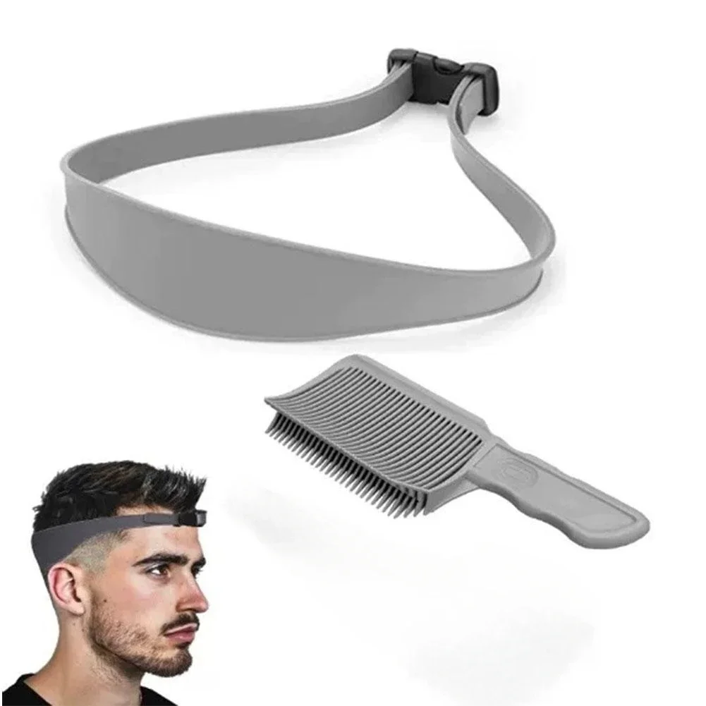 DIY Home Hair Trimming Haircuts Curved Headband Barber Fade Combs Set Hair Cutting Tool For Gradient Hairstyle Shaving Template