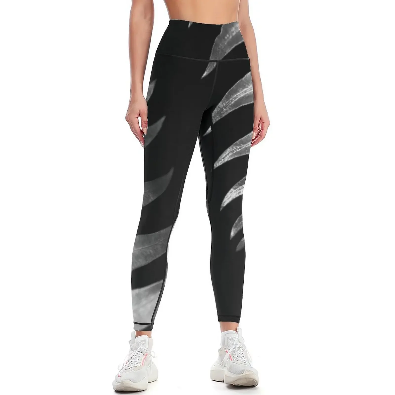 

Silver Ferns Reflect the Remnants of Light Leggings Women's high waist for physical Womens Leggings