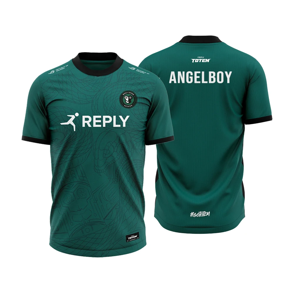 2025 Esports Uniforms Totem Club Player Training Jerseys Fans Custom T-shirts Men's Oversized Breathable Round Neck Sports Tops