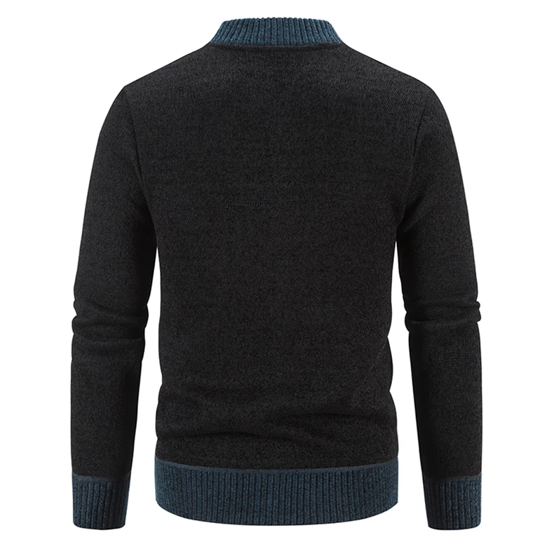 Herbst Winter Neue Stricken Pullover Jacken männer Koreanische Baseball Jumper Kalten Bluse Streetwear Y2K Sweatshirts Männlichen Graben Mantel – Detail 9