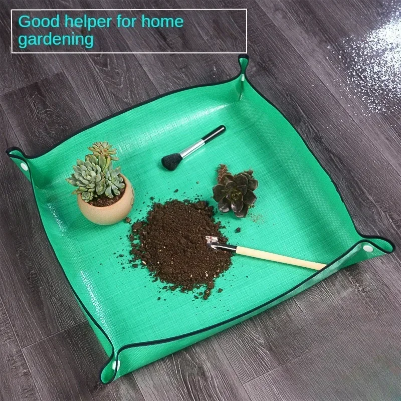 50cm/100cm Flower Pot Planting Mat Transplanting Waterproof Mats Gardening Potting Pad Foldable Garden Plant