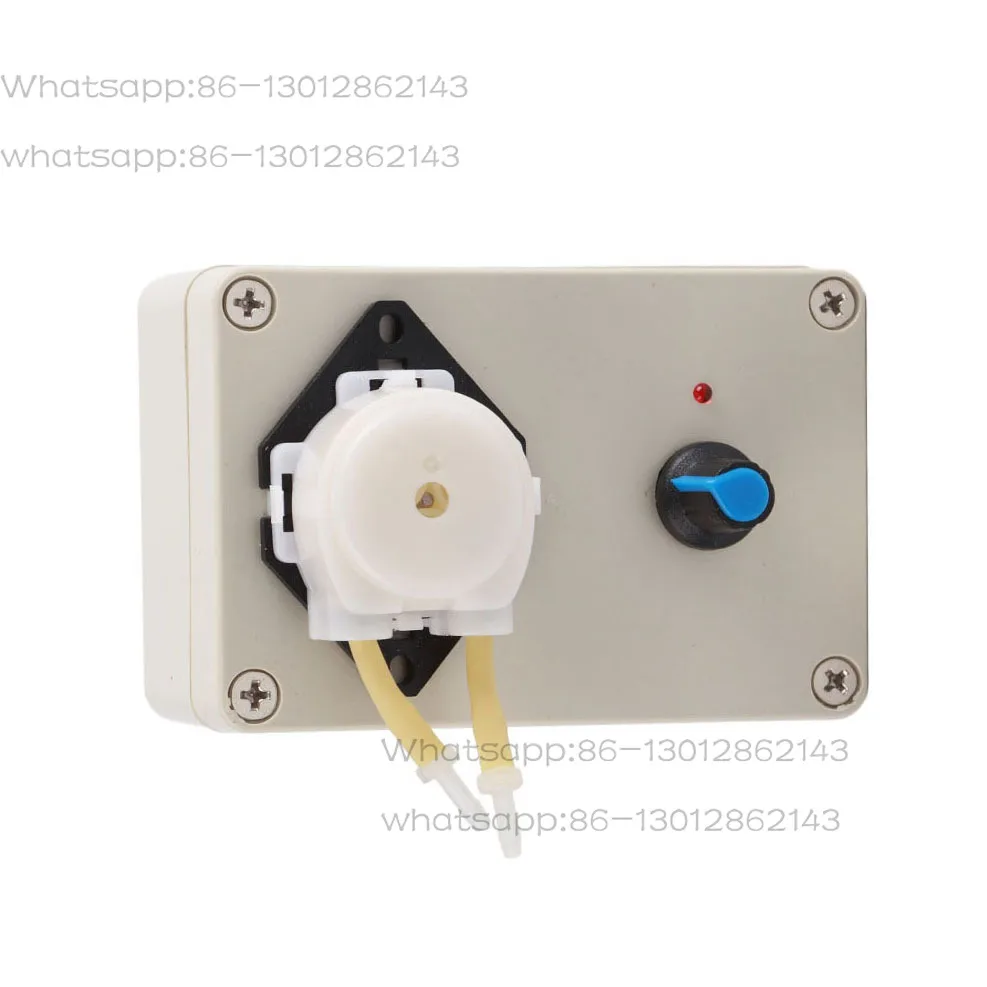 Electric peristaltic pump AB21 pump head 12V/24V silicone tube adjustable speed micro metering pump