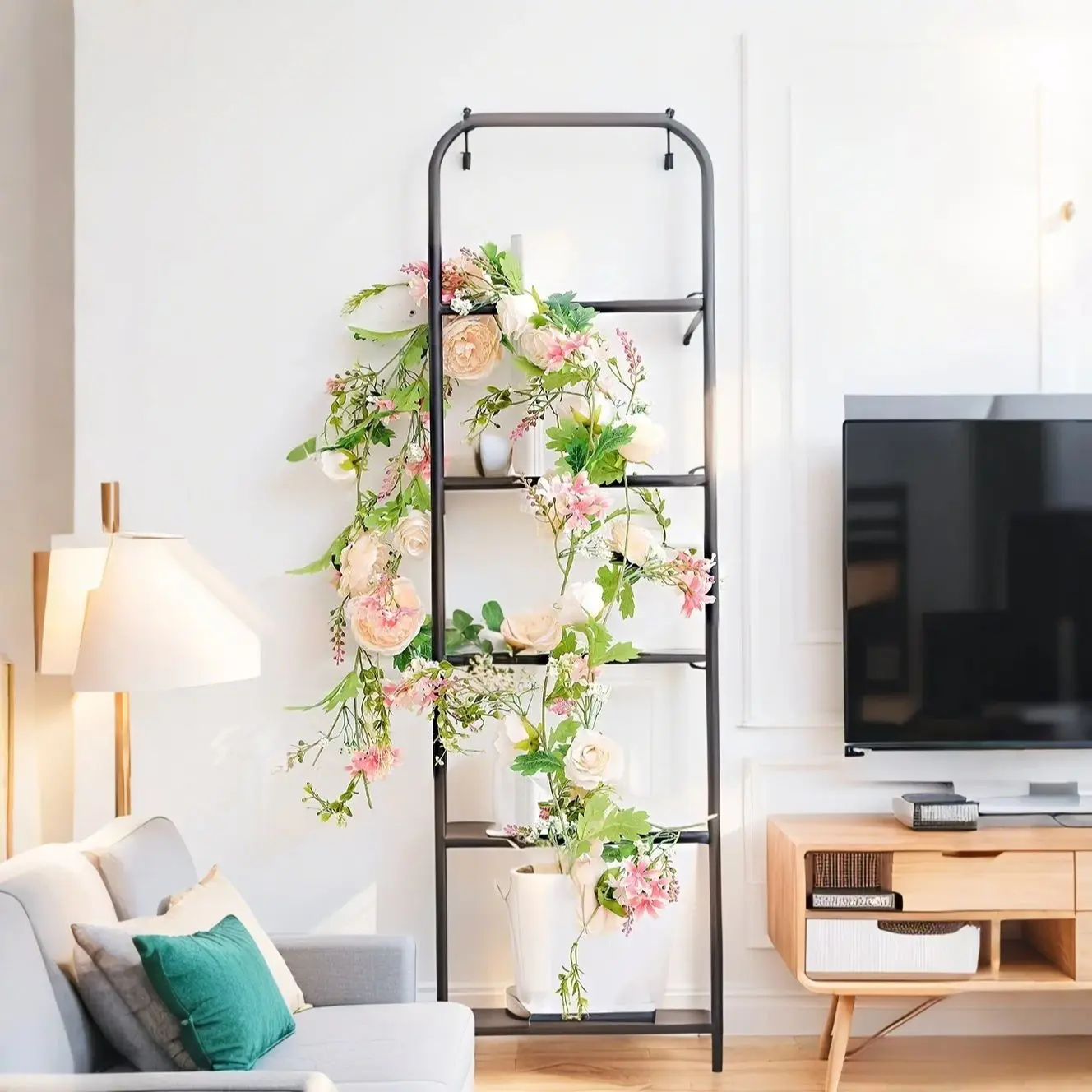

Artificial rose vine fake flower rattan hotel wall vine fence decoration plastic flower table flower arch decorative flowers
