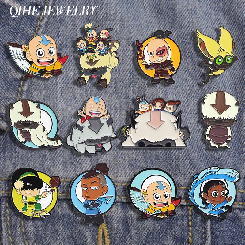 5-19 Stück/Set Humor Komödie Anime Film Emaille-Pin Anime Turbo Granny Cat Maomao Muscle Rat Red Eared Rabbit Brosche Abzeichen Schmuck – Detail 14