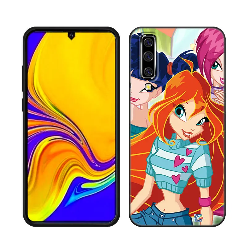 Girl W-Winx Clubs Phone Case For Samsung A13 A22 A24 A32 A14 A23 A25 A34 A52S A53 A54 A73 5G A11 A12 A15 A31 A33 A50 A51 A70 A72