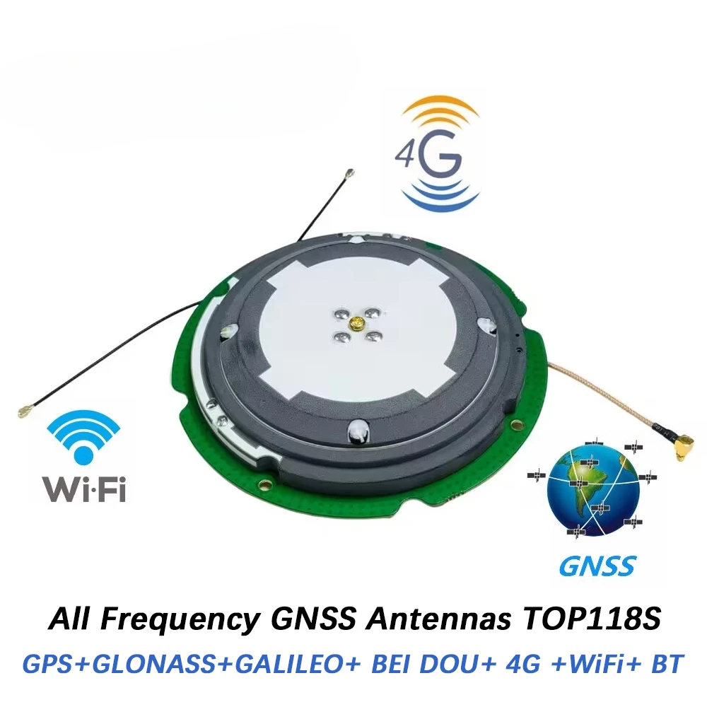 TOPGNSS TOP118S GPS Glonass GALILEO/Beidou 4G/WIFI/BT antenna High-Precision CORS RTK GNSS Reciver antenna OEM ODM customization