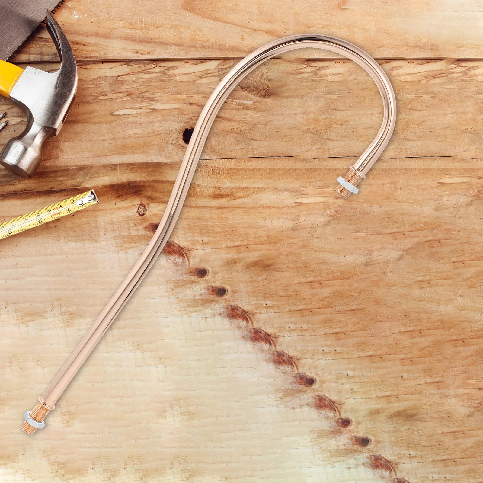 

Curved Stem: Adjustable Iron Table Lamp Rod For Diy Lamp Repair Replacement Hardware Vintage Desk Lamps Lighting Fixtures