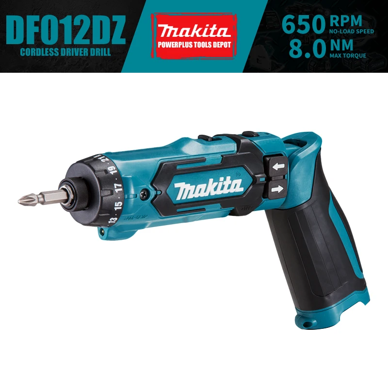 Makita DF012DZ TD022DZ Cordless Driver Drill Stick Driver 7.2V Power Tools Electric Screwdriver