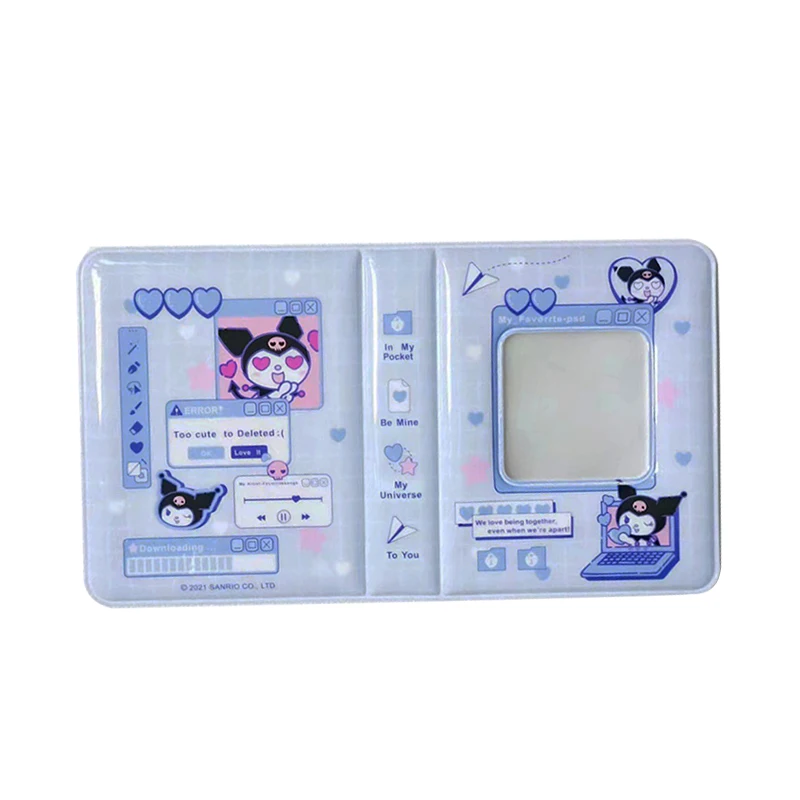 3-Inch Hello Kitty Sanrio Photo Album Card Kawaii Storage Photo Album Cute Card Storage Holder Cards Collect Mini Toys Gift for