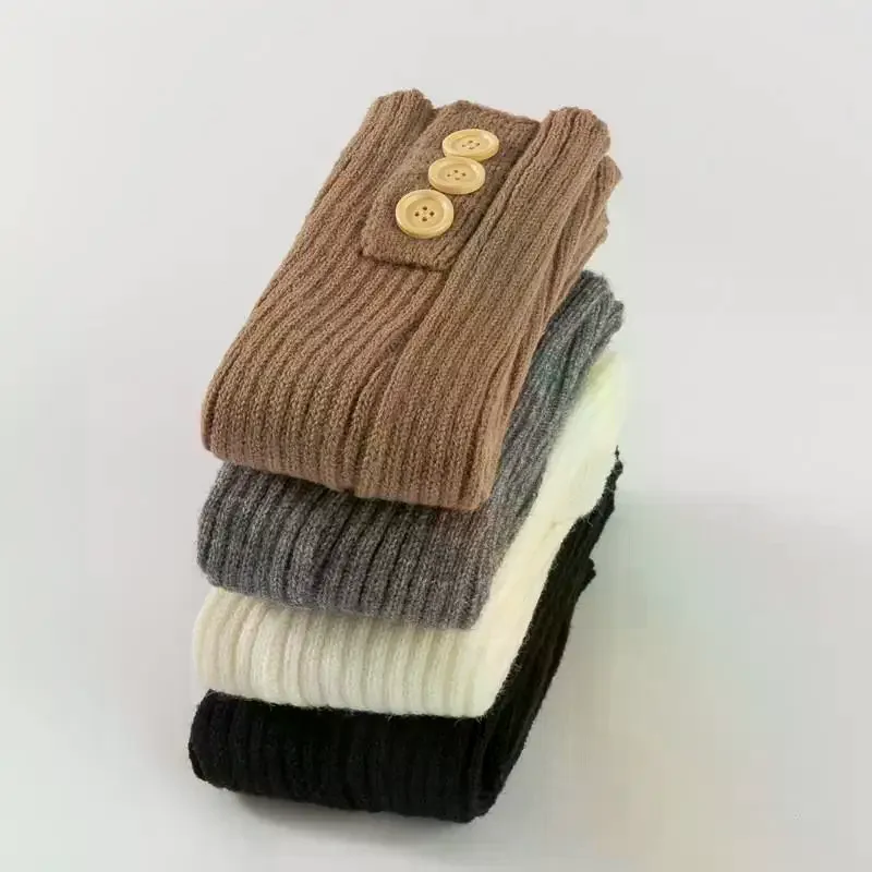 Y2k Winter Beenwarmers Pluizige Goth Accessoires Gothic Lolita Gebreide Lange Sokken Vrouwen Benenwarmers Dame Sok Gothic Stijlvolle Legging