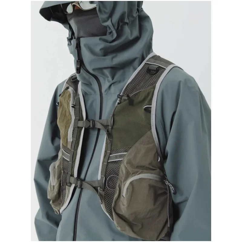 

Mountain Outdoor Fishing Mountaineering Multifunctional Design Vest Men's and Women's Trend Brand Leisure Breathable Sports Vest