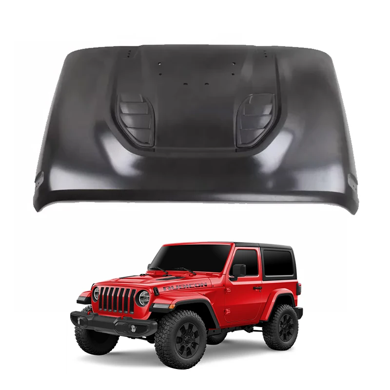 

Auto Parts Engine Hood Cover Car Hood Bonnet Scoop for Jeep wrangler JL