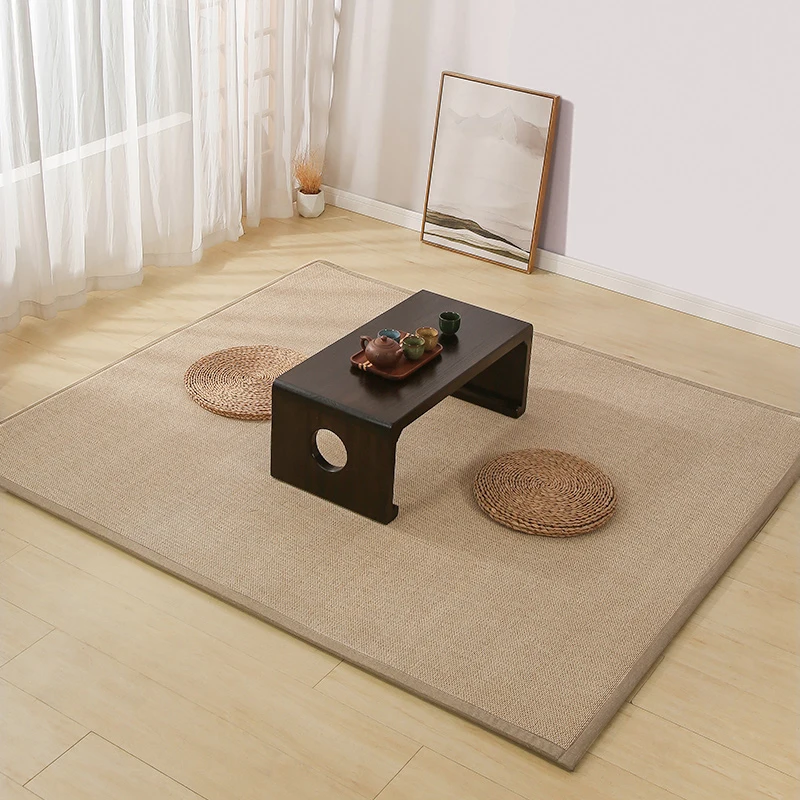 

Natural Bamboo Tatami Mat – Japanese Style Floor Carpet, Anti-Slip, Foldable, Ideal for Zen Decor, Meditation, and Asian-Themed