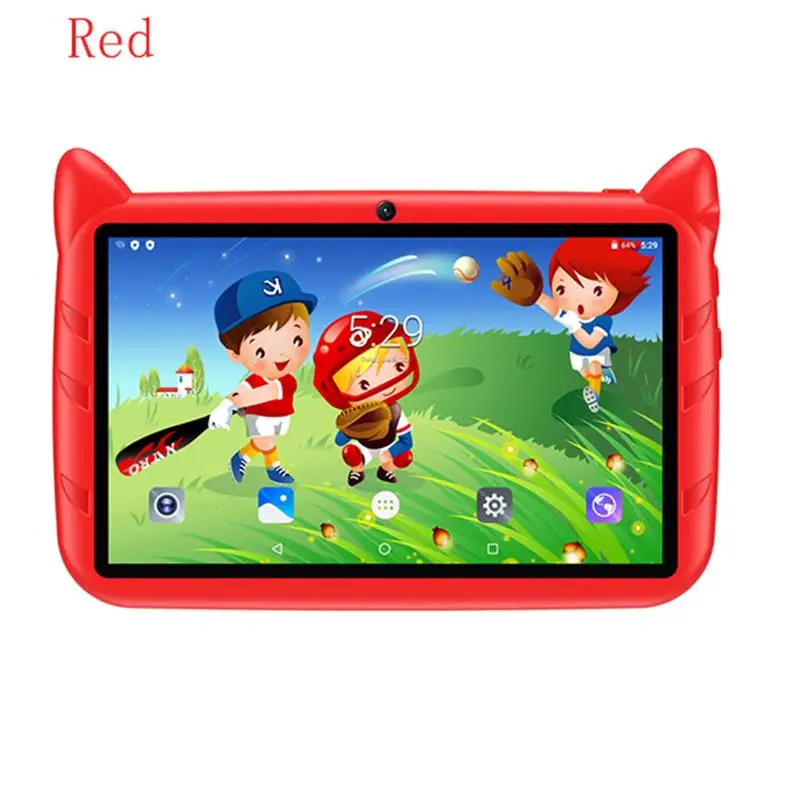 Top 2024 Global Version 7 Inch Kids' tablets Quad Core 4GB RAM 64GB ROM Android Learning Education Tablet Dual Cameras 4000mAh