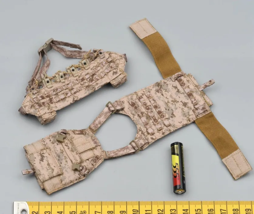 

1/6th EASY&SIMPLE ES 26045A US. Soldier Doll Operation Unit Hang Chest Vest Bags Accessories Toys Model For 12" Doll Figure DIY