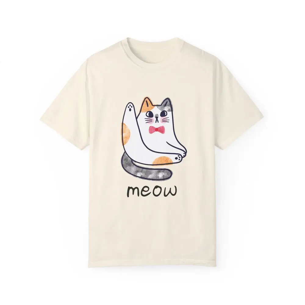 Sassy Cat Meow Funny T Shirt, Unisex Tee, Animal, Cat Lovers Shirt Graphic T-shirts For Men Clothing Women Short Sleeve Tees