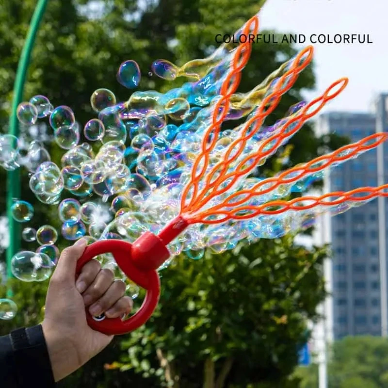 Baguette à Bulles à 32 Trous pour Enfant, Jouet Mignon, pour l'Extérieur, Interaction Parent-Enfant, Nouveauté