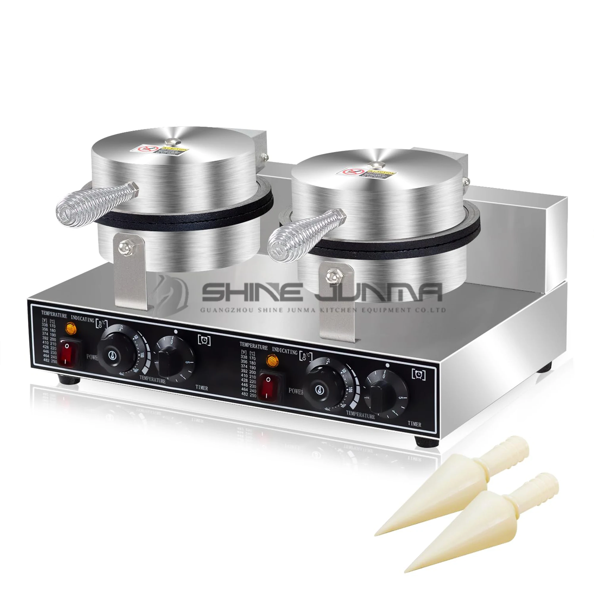 Snack Machine Electric China Ice Cream Waffle Cone Machine Stainless Steel Commercial Waffle Cone Maker