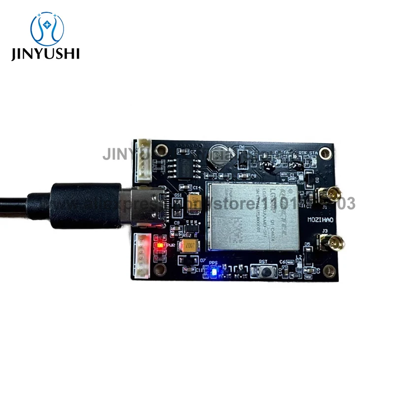 Quectel LG580P RTK GNSS Module Dual-Antenna High Precision RTK+Heading LG580P03AAMD USB Type C Board