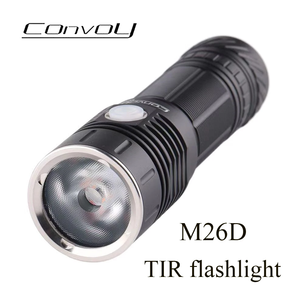 Convoy TIR Flashlight M26D LED 26800 /26650 Torch Lamp Hunting Type-c Charging Port Work Light Lanterne Latarka Zaklamp Lampe