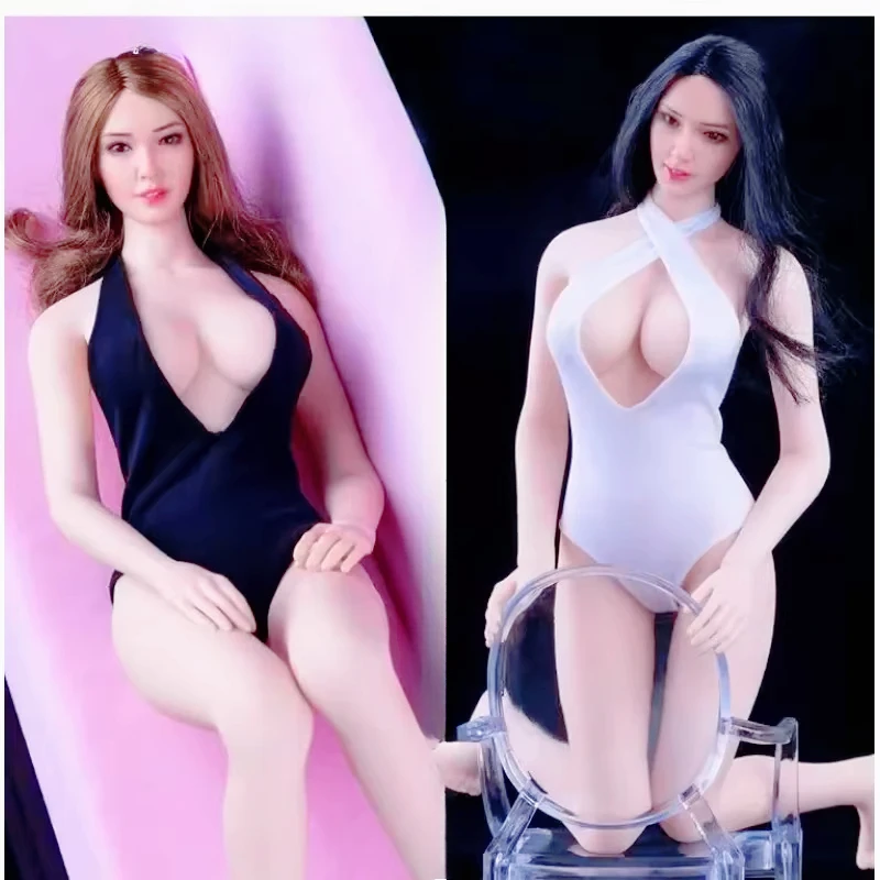 

1/6 фигурки, бикини, солдатская одежда, модные тенденции, цельный черный, белый цвет для 12 дюймов, женские фигурки, модель, подарок для хобби