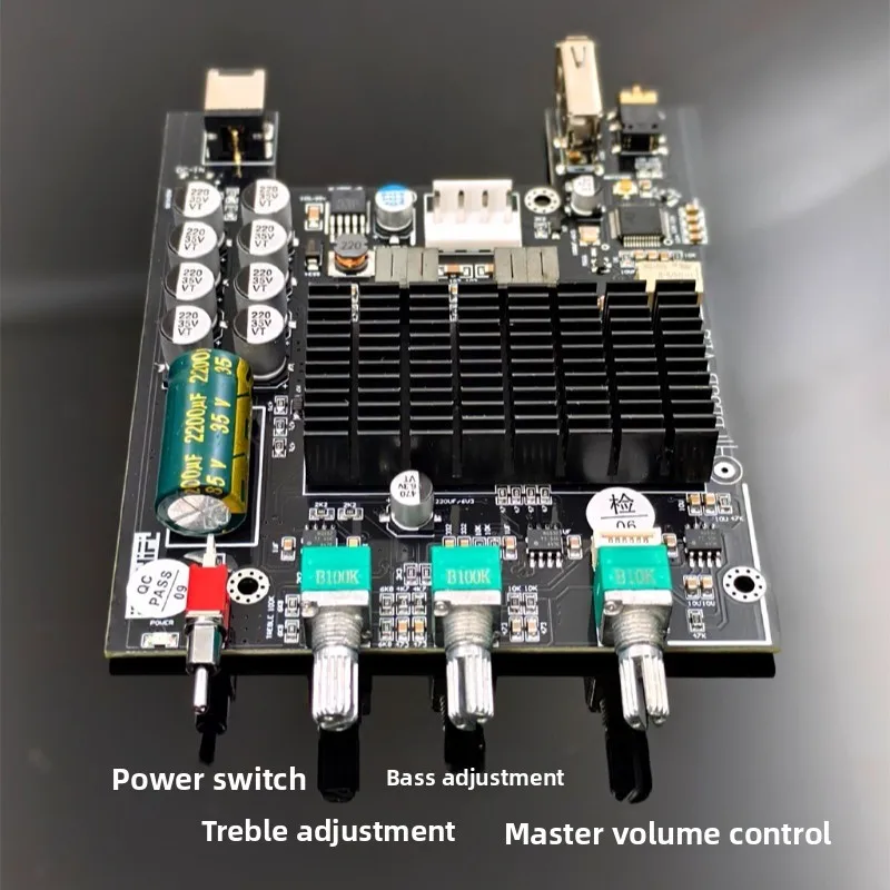 TPA3221 High-Power HIFI Sound Quality All-Round Amplifier Board Bluetooth 5.3 USB Flash Drive Player Amplifier