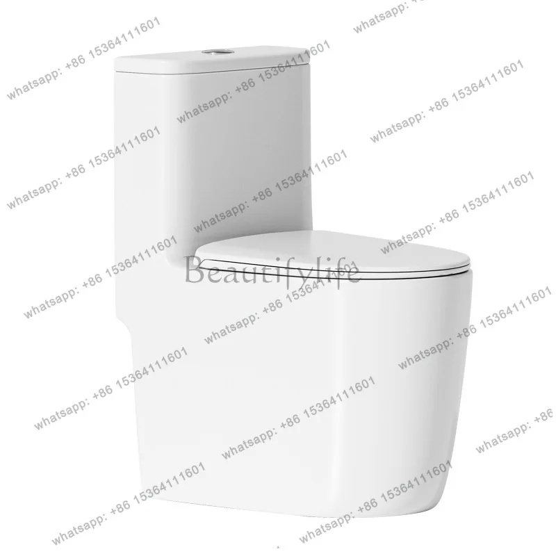 Small apartment siphon large impulse toilet, silent splash-proof and deodorant toilet