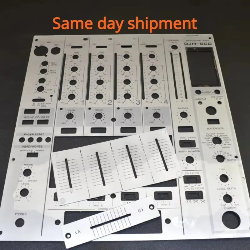 

Pioneer DJM-800 Controller Panel Skin ONLY - PVC Self-Adhesive Front Face Film (Excludes Side Bars)"