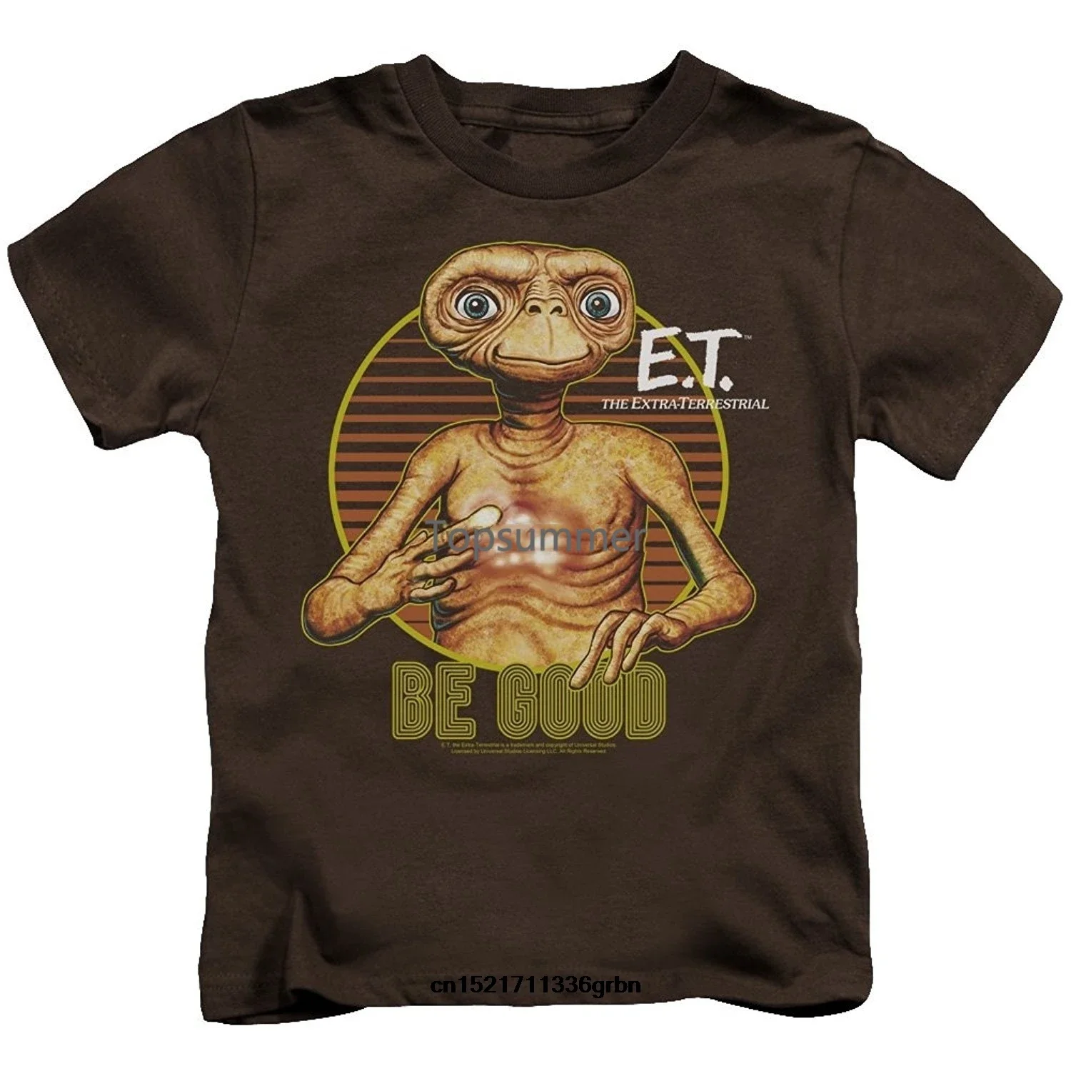 Men T Shirt E.T. The Extra-Terrestrial Sci-Fi Film E.T. Be Good Quote Little Boys T T-Shirt Novelty Tshirt Women Unisex Tees