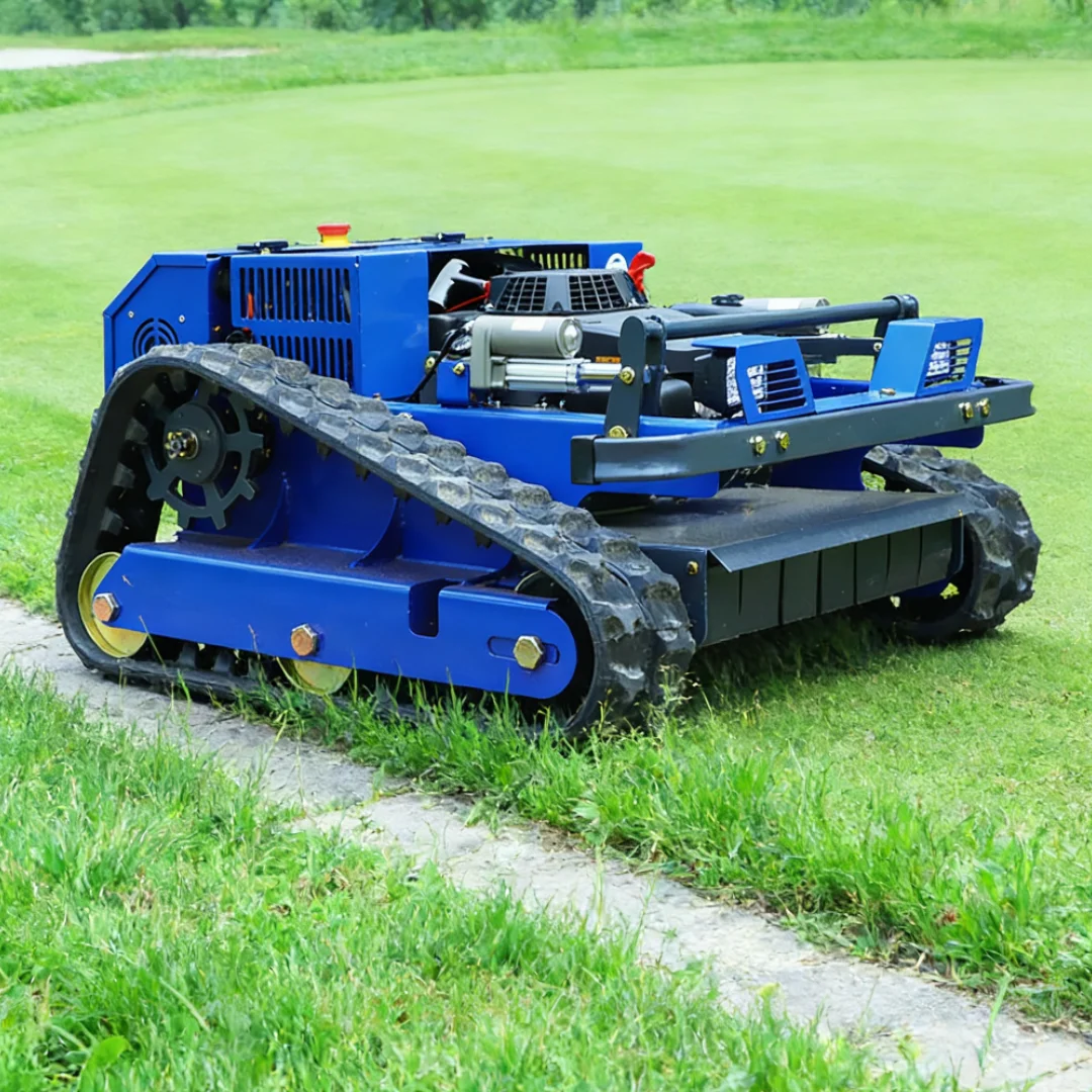 Los cortacésped con control remoto automático personalizado para el hogar y la granja también son adecuados para colgantes de césped.