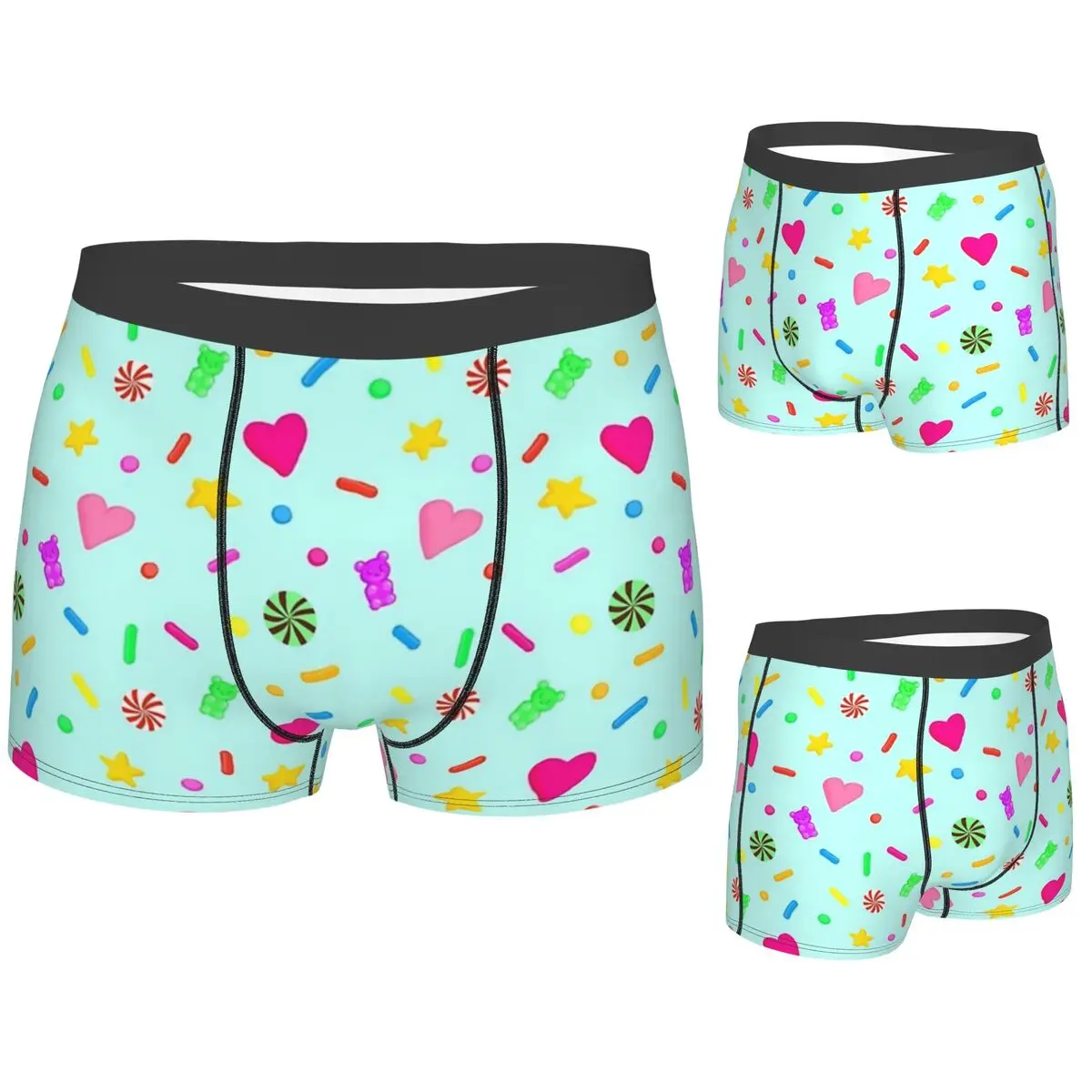 

Boxer Underpants Shorts Vanellope VonSchweetz Pattern Panties Men Soft Underwear for Homme Man Boyfriend Gift