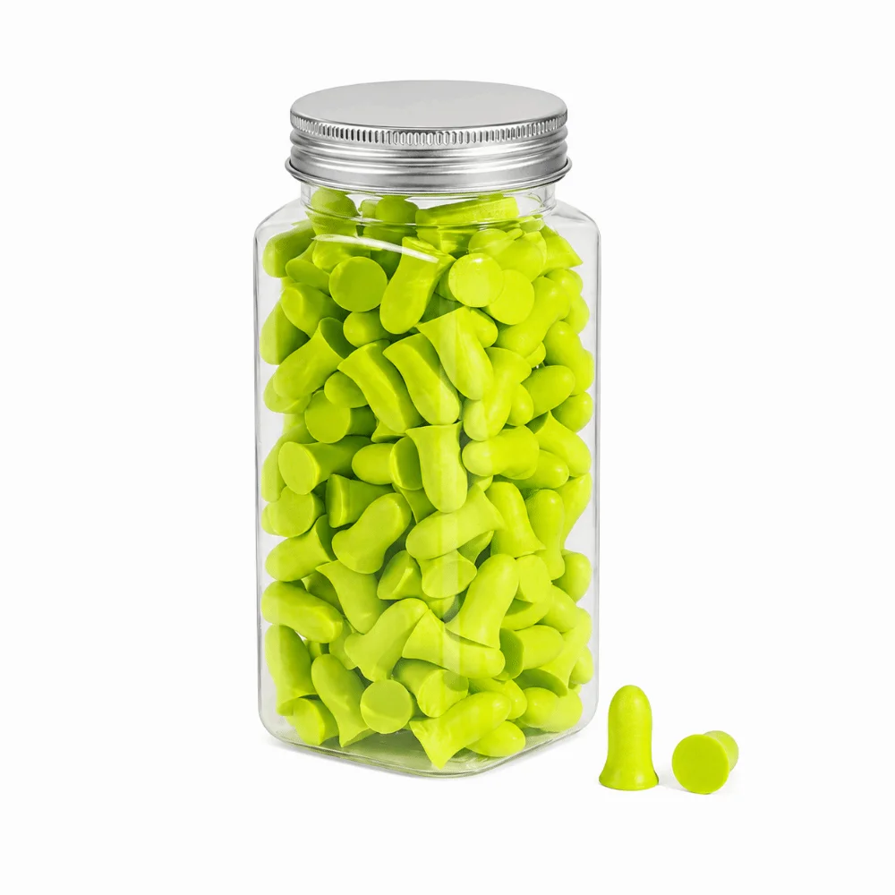 60/120PCS Multicolor Sponge Earplugs Slow Rebound Sound Insulation Travel Earplugs Sponge Soft Noise Reduction Earplugs