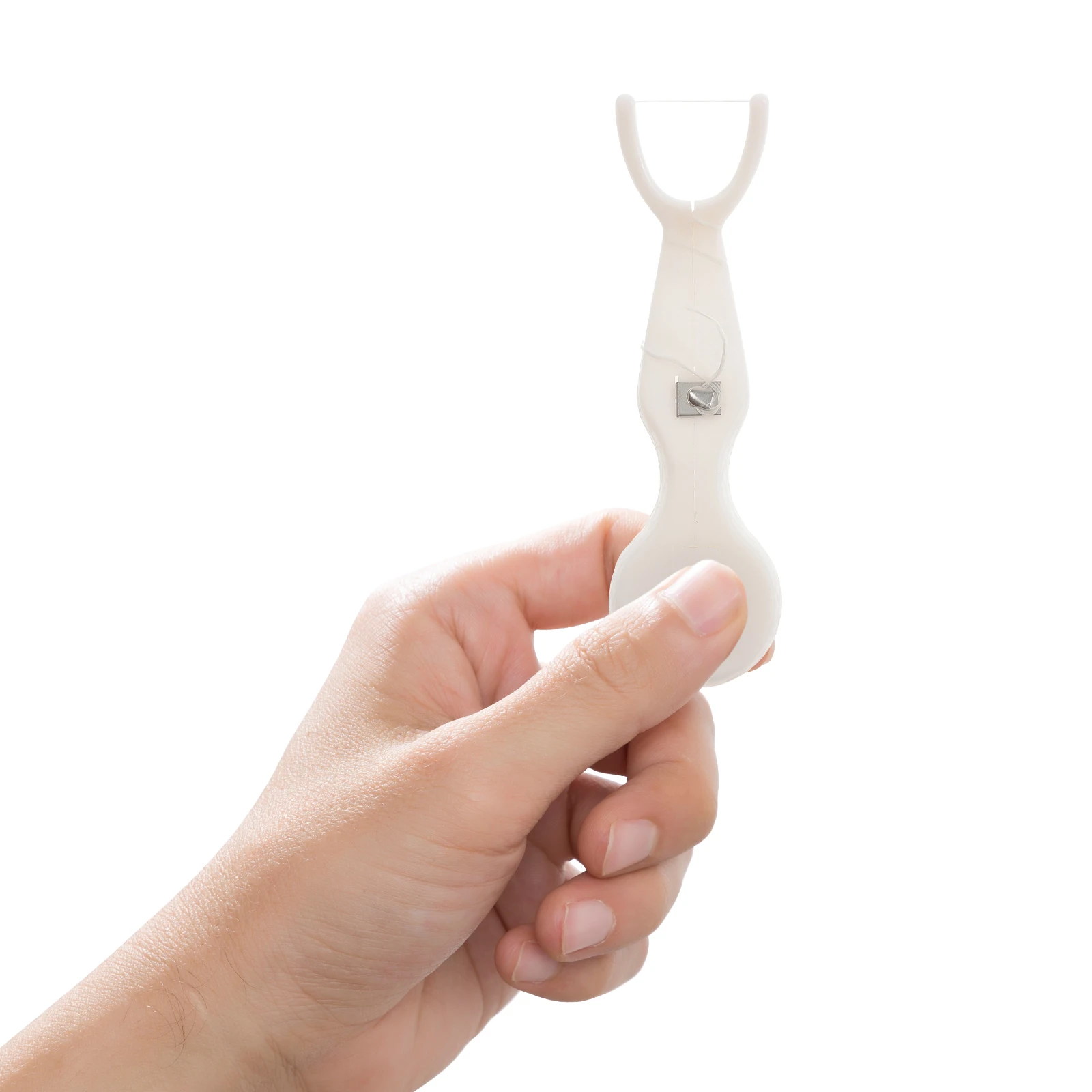 

1pc Portable Dental Floss Holder with Replaceable Rack Interdental Cleaner Tool for Oral Care Floss Pick Teeth Cleaning Device