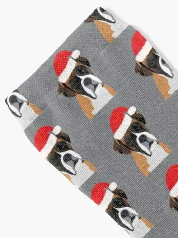 Christmas Boxer Dog Socks custom sports happy Thermal man winter Luxury Woman Socks Men's