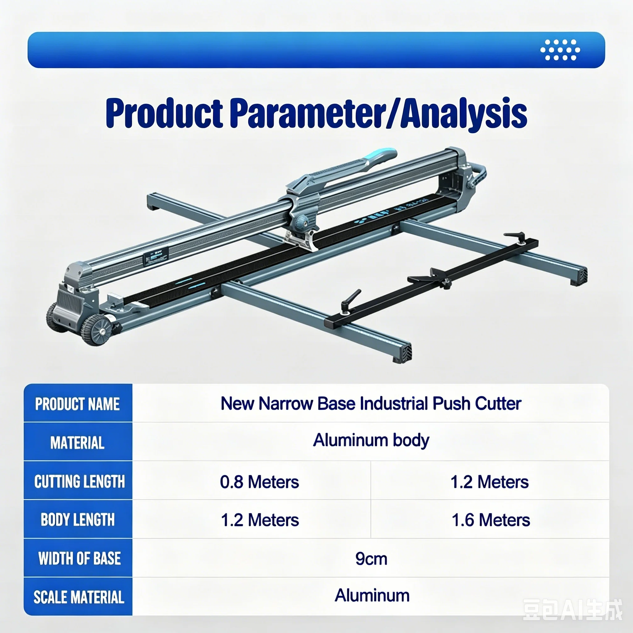 

Manual Tile Cutter Push Pull Knife High Precision Industrial Large Slab Track Cutting Tool Rock Plate Floor Tile Ceramic Tile Sc