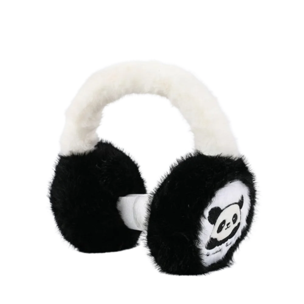 Marionnette à main en peluche Panda, Kawaii, Simulation douce, oreiller de cou, écharpe, gants, chapeau en peluche, cadeau pour enfant