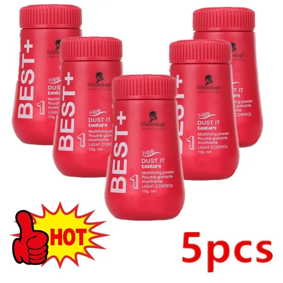 

5pcs Mattifying Powder Increases Hair Volume Captures Haircut Unisex Modeling Styling Fluffy Hair Powder Absorb Grease