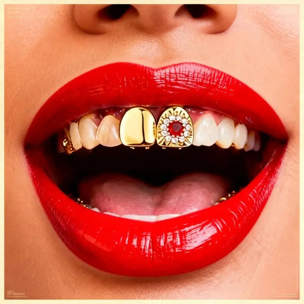 Gift Removable Hiphop Teeth Grillz Punk Bling Dental Grills Unisex Gold Silver Color Men Women Jewelry Party Cosplay