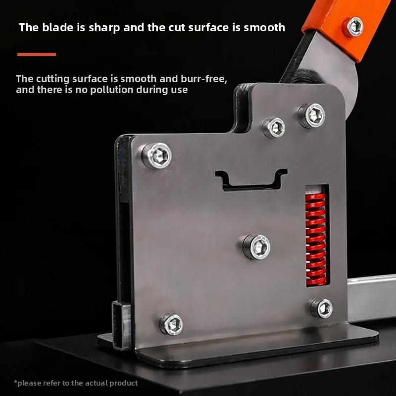 Manual DC35 Guide Rail Cutting Machine Labor-saving Quick Break Tool for Electrical Box Metal Rail Trimming