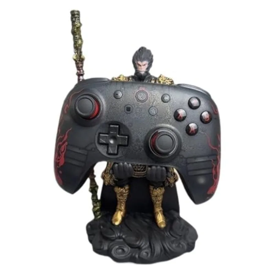 Black Myth Game Controller Stand Bracket for PS5/XSX/XB0X/NS/Switch Pro Golden Hoop Tightening Curse Model Resin Ornament Phone