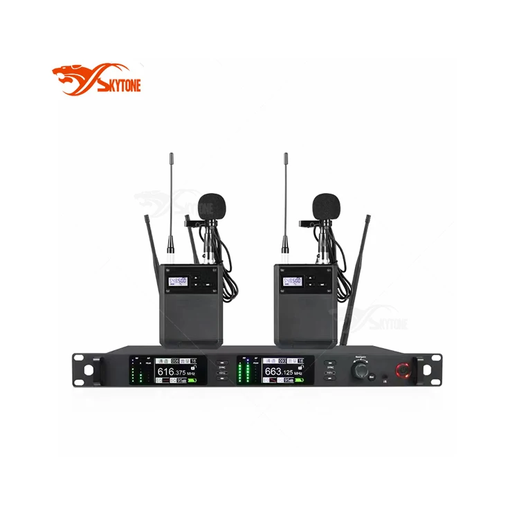 

ATX400+ Two Channel Lavalier True Diversity Wireless Digital Microphone Metal Bodypack
