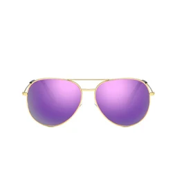 Dokly Nieuwe Vrouwen Gepolariseerde Fashion Paars Lens Pilot Zonnebril Vrouwen Luxe Vintage Eyewear UV400