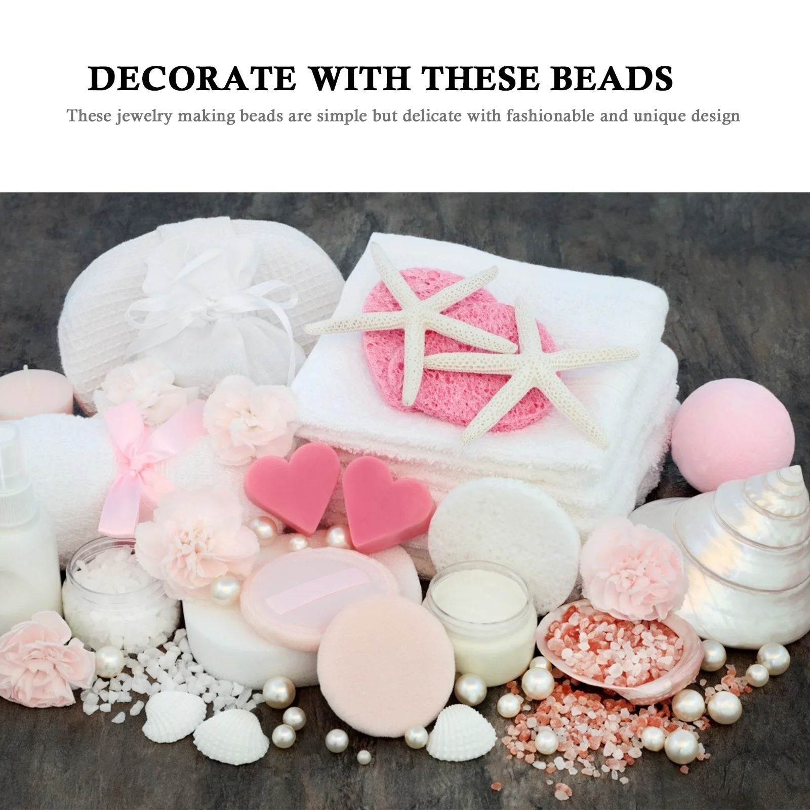 

Imitation Pearls Simulated Bead Necklace Perforated Beads Bracelet DIY Accessory Making Plastic Simulation Bag Accessories
